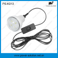 4W Solar Panel 3PCS 1W SMD LED Bulbs Solar Kit with Phone Charger Function (PS-K013)